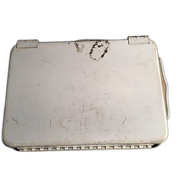 Vintage First Aid Kit Metal Box - Roofers First Aid Kit - Just Kit No Supplies - Picture 3 of 4